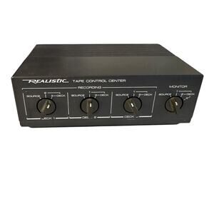 Radio Shack Realistic Vintage Three Deck Tape Control Center Model 42-2115